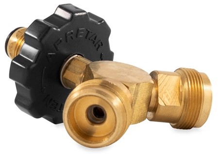 Camco Propane Y Adapter With Handwheel